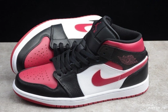 Bred 1 Air 554724-066 554724-066  Toe Mid Jordan 1004
